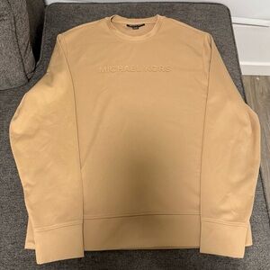 Michael Kors Beige Crewneck Sweater for Men